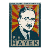 Plakat Fas Hayek poster