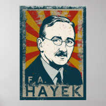 Plakat Fas Hayek