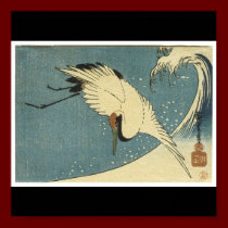 Plakat japanischer malender C. mittlerer 1830's poster