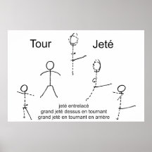 Plakat Jete Entrelace