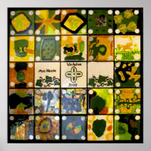 Plakat Klassen-Kunst-Projektes des Frau-Hessens