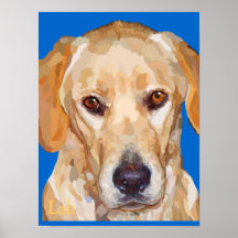 Plakat Labrador retrievers "Reggie"