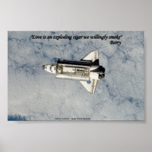 Plakat, "Liebe ist eine explodierende Zigarre wir…