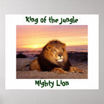 Plakat: Löwe