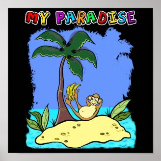 Plakat "mein Paradies "