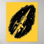 Plakat Rocket-Schiffs-X-11