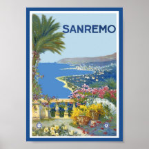 Plakat San Remo Italien