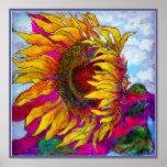 PLAKAT: Sonnenblume-Schauer