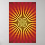 Plakat: Steigungs-Linien: Psychedelische Grafik