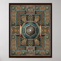 Plakat Triskelion Mandala-II (22x28")