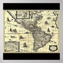 Plakat-Vintage Karten-Jodocus Hondius 18