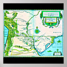 Plakat-Vintage Karten-Jodocus Hondius 27