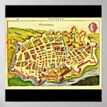 Plakat-Vintage Karten-Jodocus Hondius 39