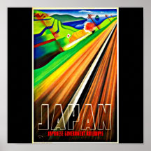 Plakat-Vintage Reise Kunst-Japan