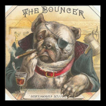 Plakat-Vintages Hundeprahler-Bar poster