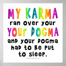 Plakate, Drucke - Dogma, Karma