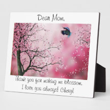 Plakette der Mutter Tages Fotoplatte