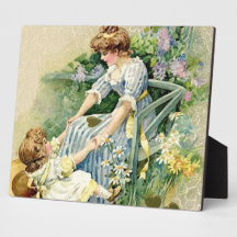 Plakette der Mutter Tages Platten