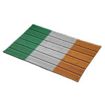 Planken-Beschaffenheits-Tischset Irlands hölzernes