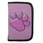 Plastikhundetatzen-Spuren Pawprints Rosa, schwarz Planer
