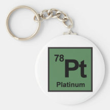 Platin Keychain Schlüsselband