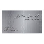 Platin-Wellen-Muster-Metallblick-Visitenkarte