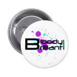 platsches Logo Anstecknadelbutton