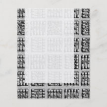 Platte 048 - Quadratische Stadt Flyerbedruckung