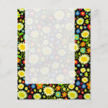 Platte 053 - Frühlings-Blumen Flyer Druck