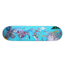 Plattform der Flugreiter-Graffiti-Sk8 Personalisiertes Deck