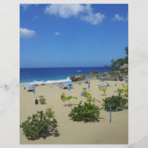 PLAYA ALCIA DOMINIKANISCHE REPUBLIK-BRANDUNG OC ST BEDRUCKTE FLYER