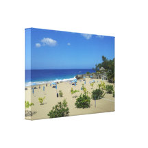 PLAYA ALCIA DOMINIKANISCHE REPUBLIK-BRANDUNG OC ST GALERIE GEFALTETE LEINWAND