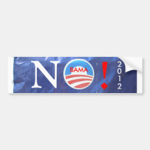 plenet Obama, NEIN! BAMA 2012 Autosticker