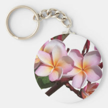Plumeria-Blumen-Schlüsselkette Schlüsselanhänger
