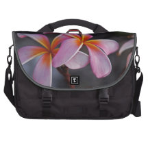 Plumeria flowers bags for laptop