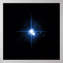Pluto und Charon Plakatdrucke