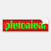 Plutonium Autosticker