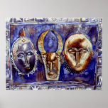 PMACarlson Afrikaner-Masken Posterdrucke