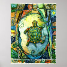 PMACarlson kleiner Bruder-Schildkröte-Plakat