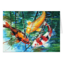 PMACarlson November Koi Karte