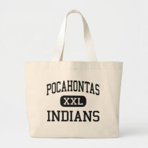 Pocahontas - amerikanischer Ureinwohner - hoch - P Tasche