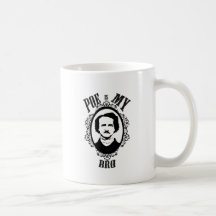 Poe ist mein Bro lustiges Grafikdesign Tasse