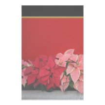 Poinsettia stationär druckpapier