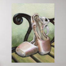 Pointe Schuhe Plakat