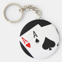 Poker Aces Keychain Schlüsselbänder