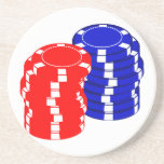 Poker bricht Sandstein-Untersetzer ab