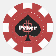 Poker-Chip-Aufkleber