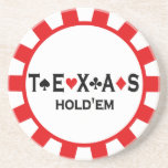 Poker-Chip-Untersetzer Texas Holdem
