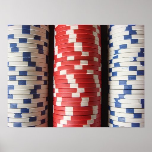 Poker-Chips Plakatdruck