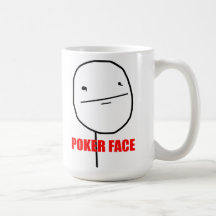 Poker-Gesicht - Becher Tassen